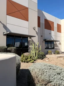 commercial building pressure washing cleaning in Phoenix, AZ.