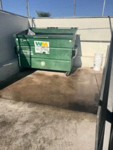 dumpster pad cleaning in Phoenix.